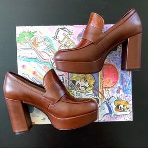 Jeffrey Campbell Platform Loafers